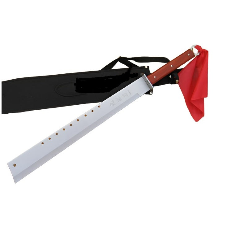 Maceta De Colectie , Battle Knife, 49.5 Cm, Otel Inoxidabil, Argintiu, Teaca Inclusa