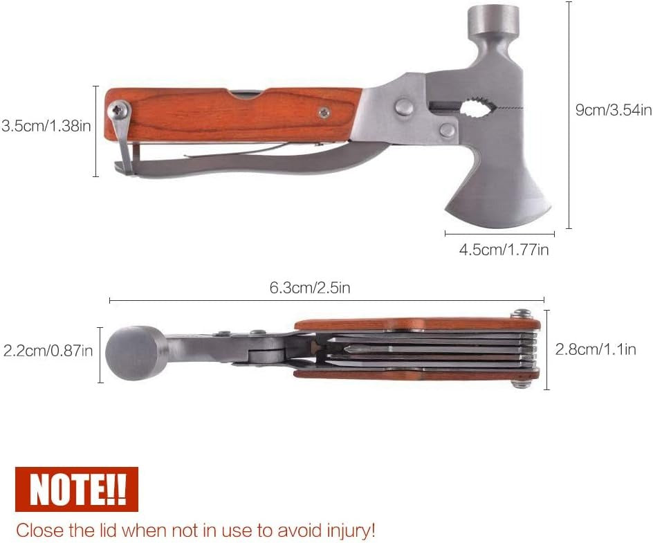 Instrument Versatil pentru Supraviețuire, Topor, husa inclusa