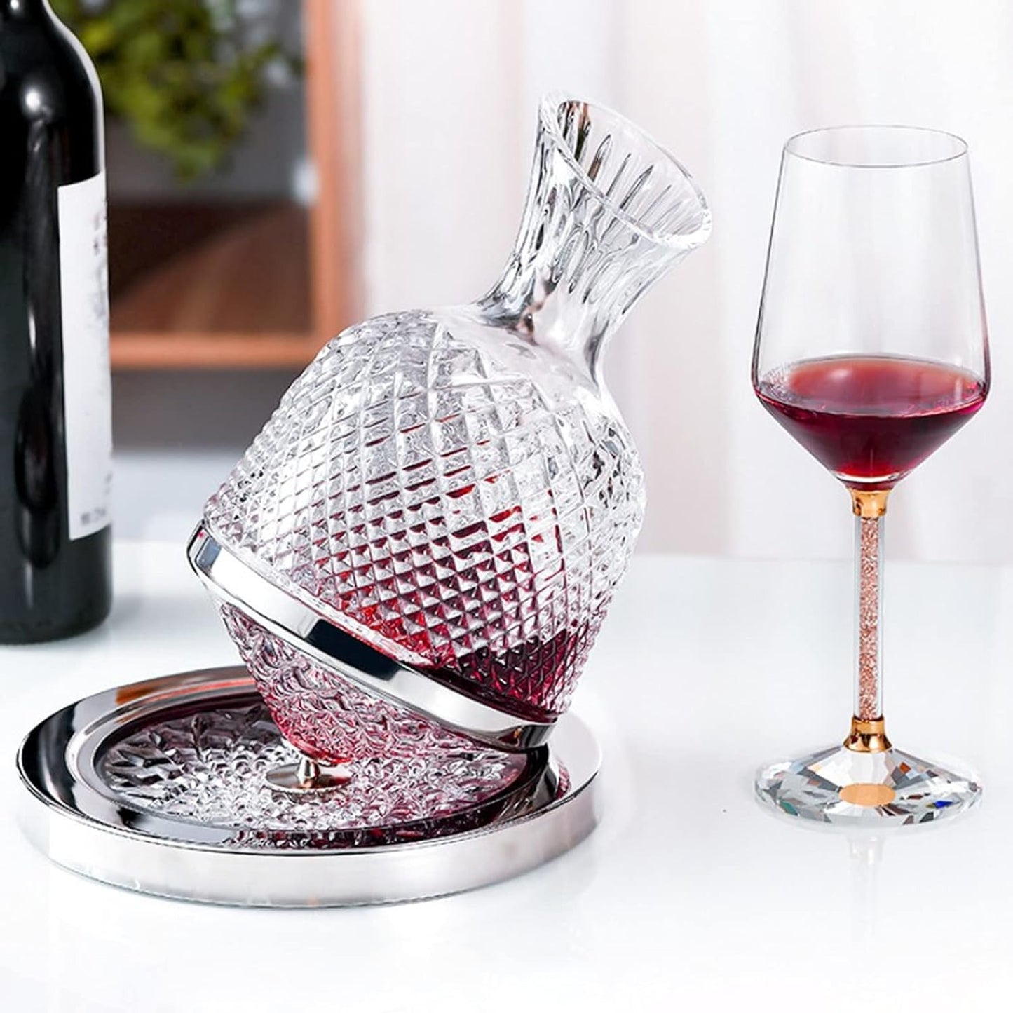 Decantor de Vin BROOCHE®, Sticlă Cristal, 1500ml