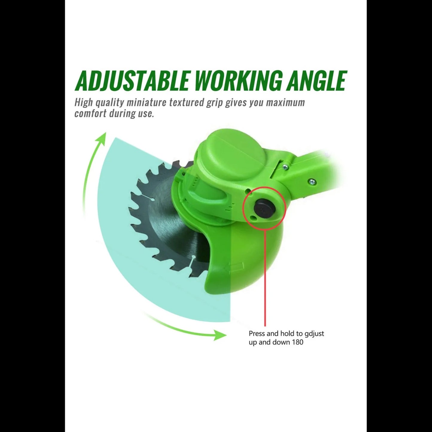 Portable Electric Trimmer 800W with 2 24V Batteries