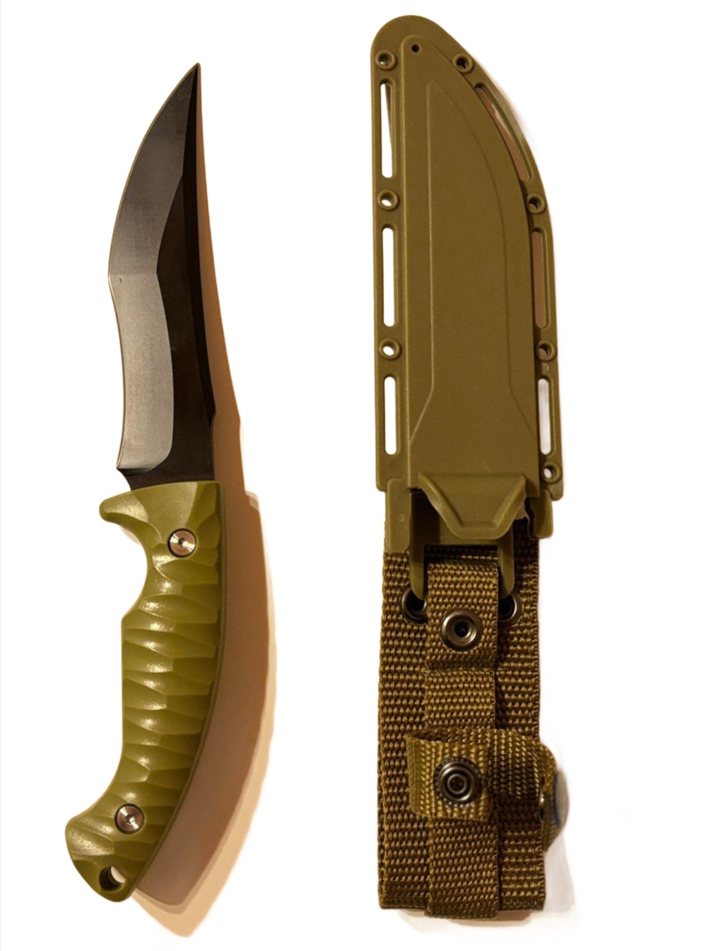 Cuțit de Colectie 25 cm, teacă din material Plastic + textil