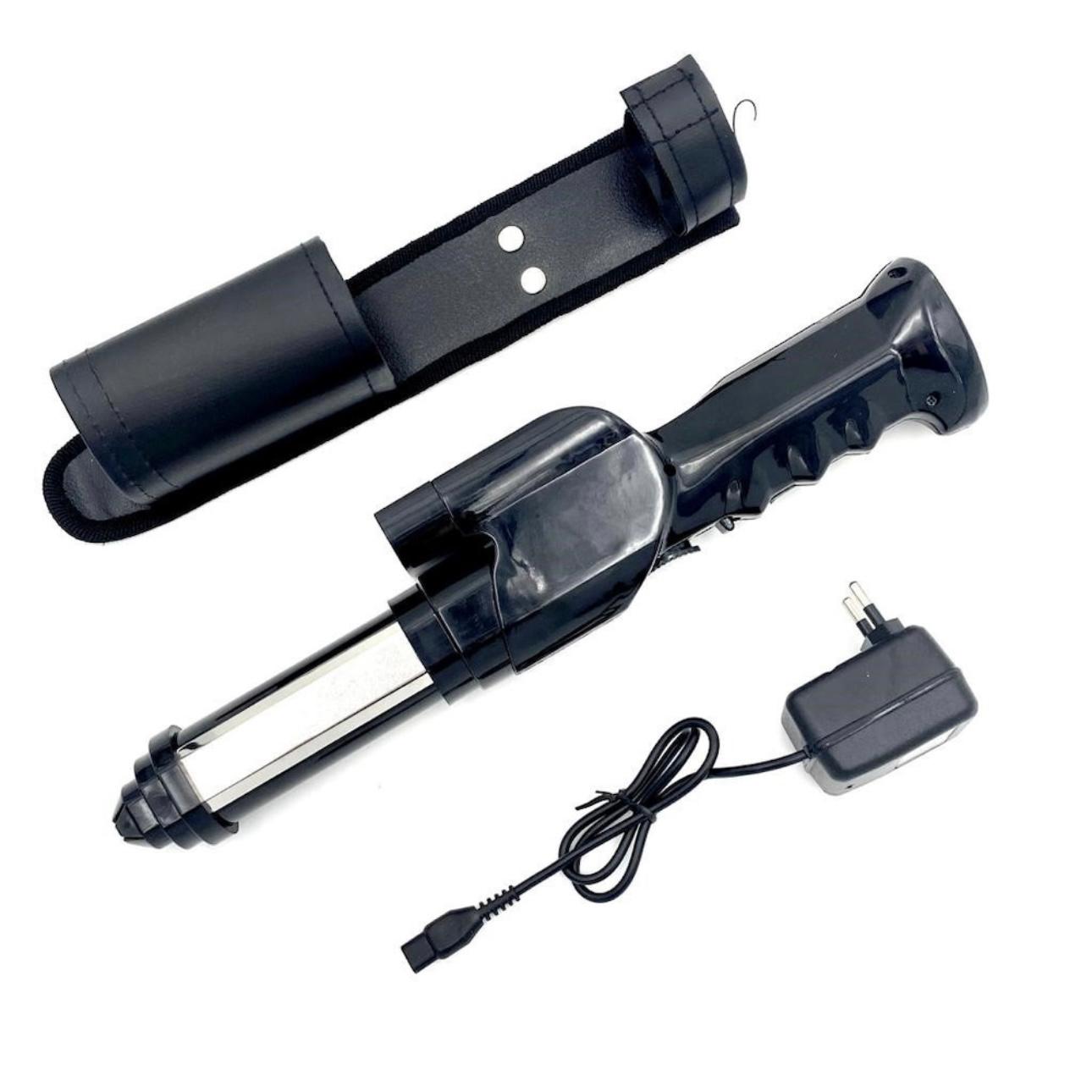 Electrosoc Telescopic TW-09 cu Lanterna si Sirena