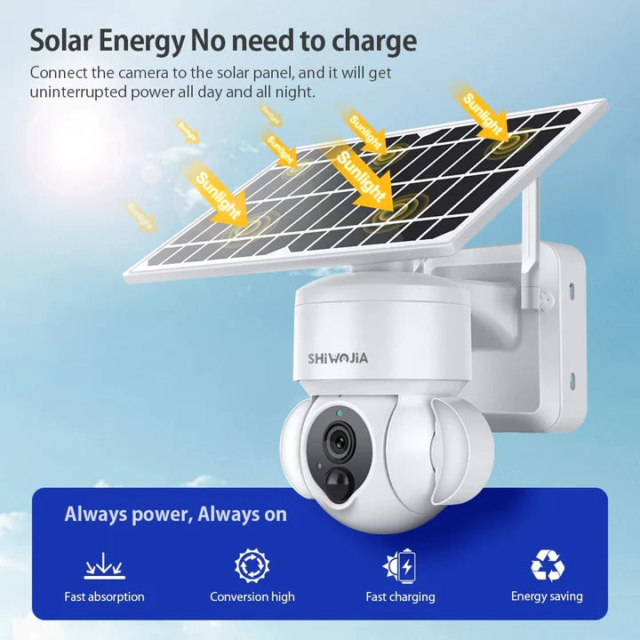 Andowl Q-SX81 Outdoor IP Camera - 4G/5G Connectivity and 4K Recording