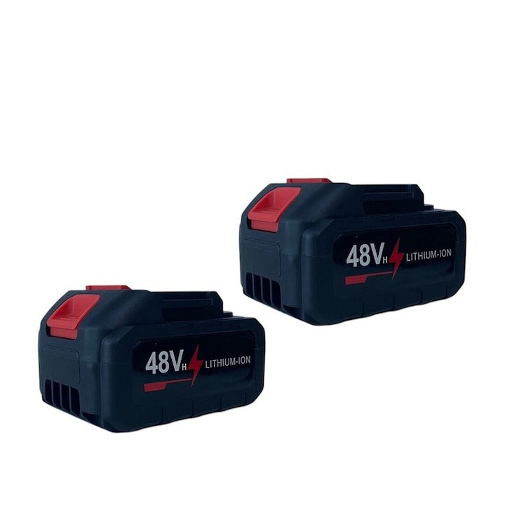 700W Portable Electric Chain Saw, 48V 5000mAh | 2 Batteries + 2 Chains | 6”