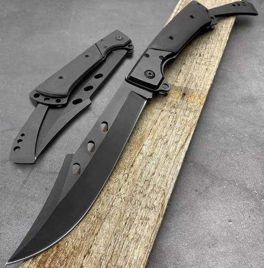 Bear Style Knife, Black, 27 cm