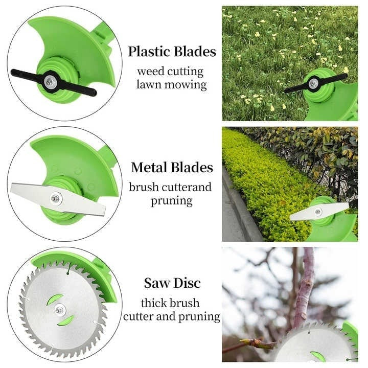 Motocoasa Electrică 1500W cu 2 Baterii 48V - Roți Detașabile