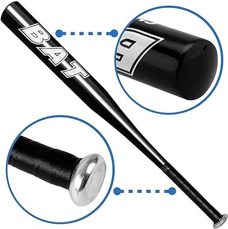 Bata Baseball, Aluminiu, 81cm, 410g, Negru