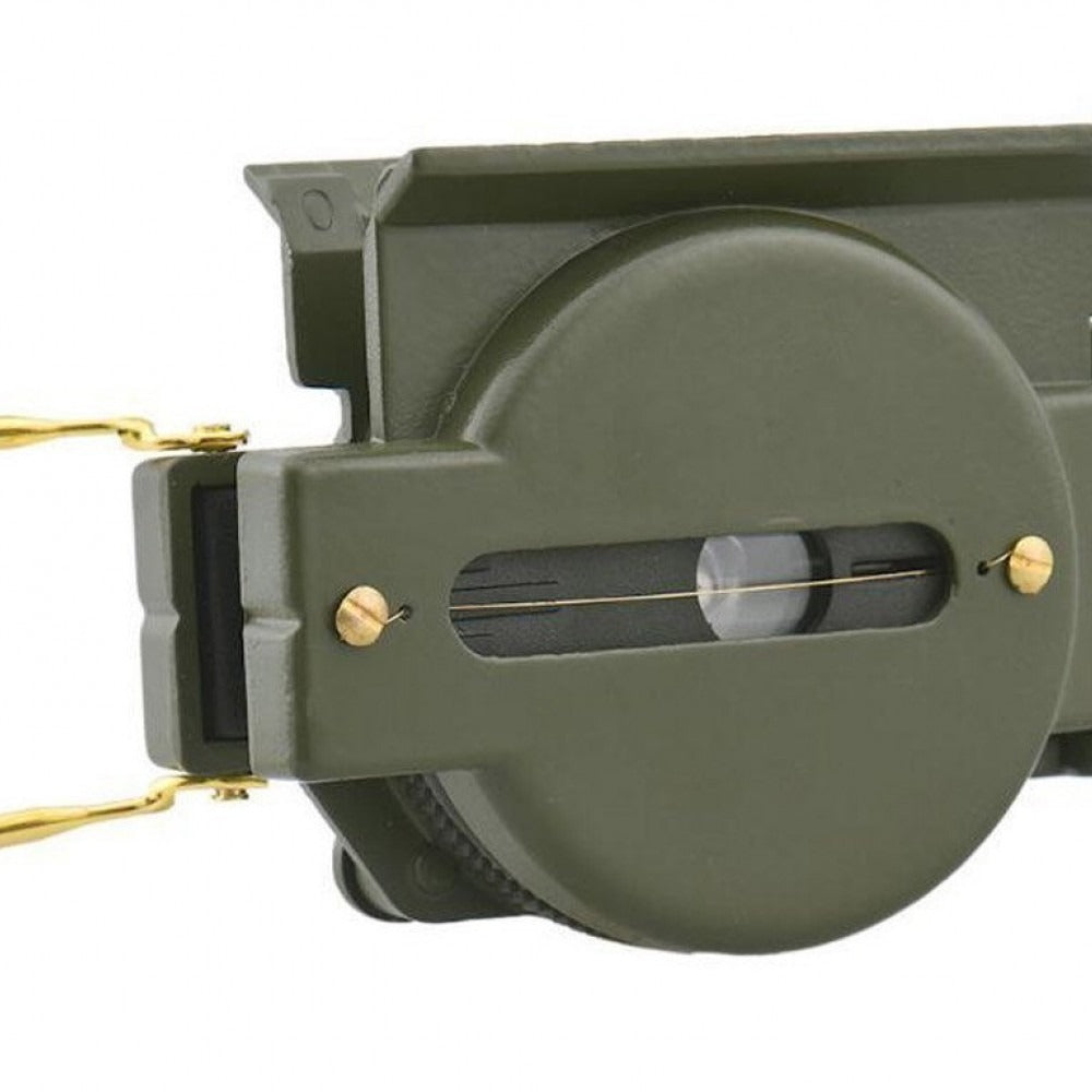 Busola Militara, Profesionala, Din Aluminiu Cu Lupa, Husa Si Snur