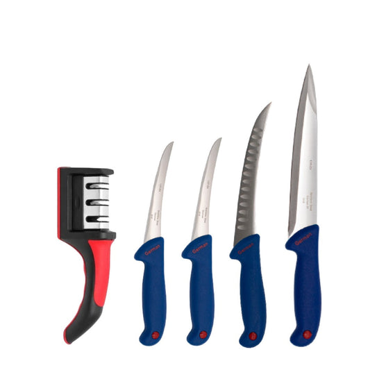 Set 4 Cutite Macelarie Si Un Dispozitiv Pentru Ascutire, Germany