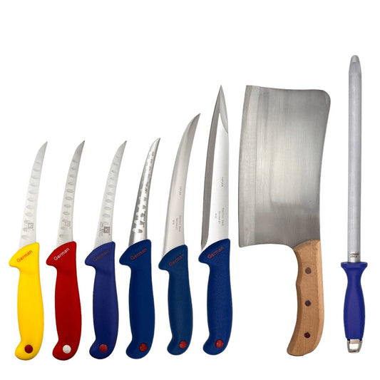 Set Profesional de cuțite de măcelar, 8 piese, Tip B