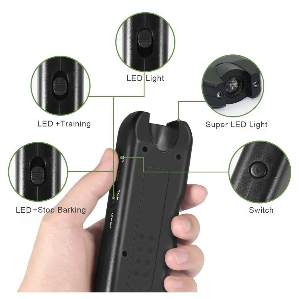 Dispozitiv pentru îndepărtarea câinilor agresivi - Protejați-vă cu încredere!