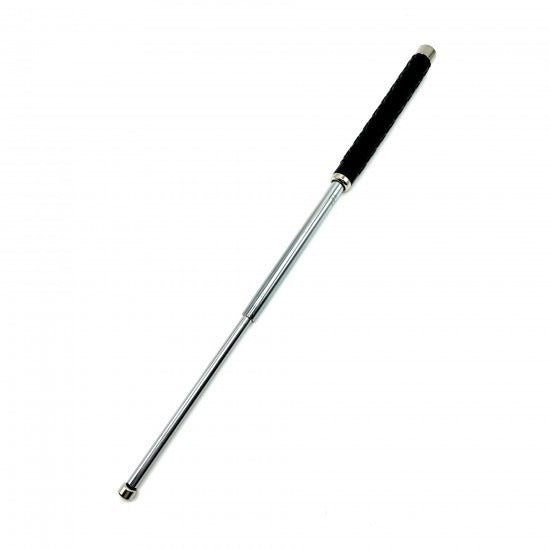 Baston Telescopic Profesional Argintiu , Husa Inclusa, 64cm