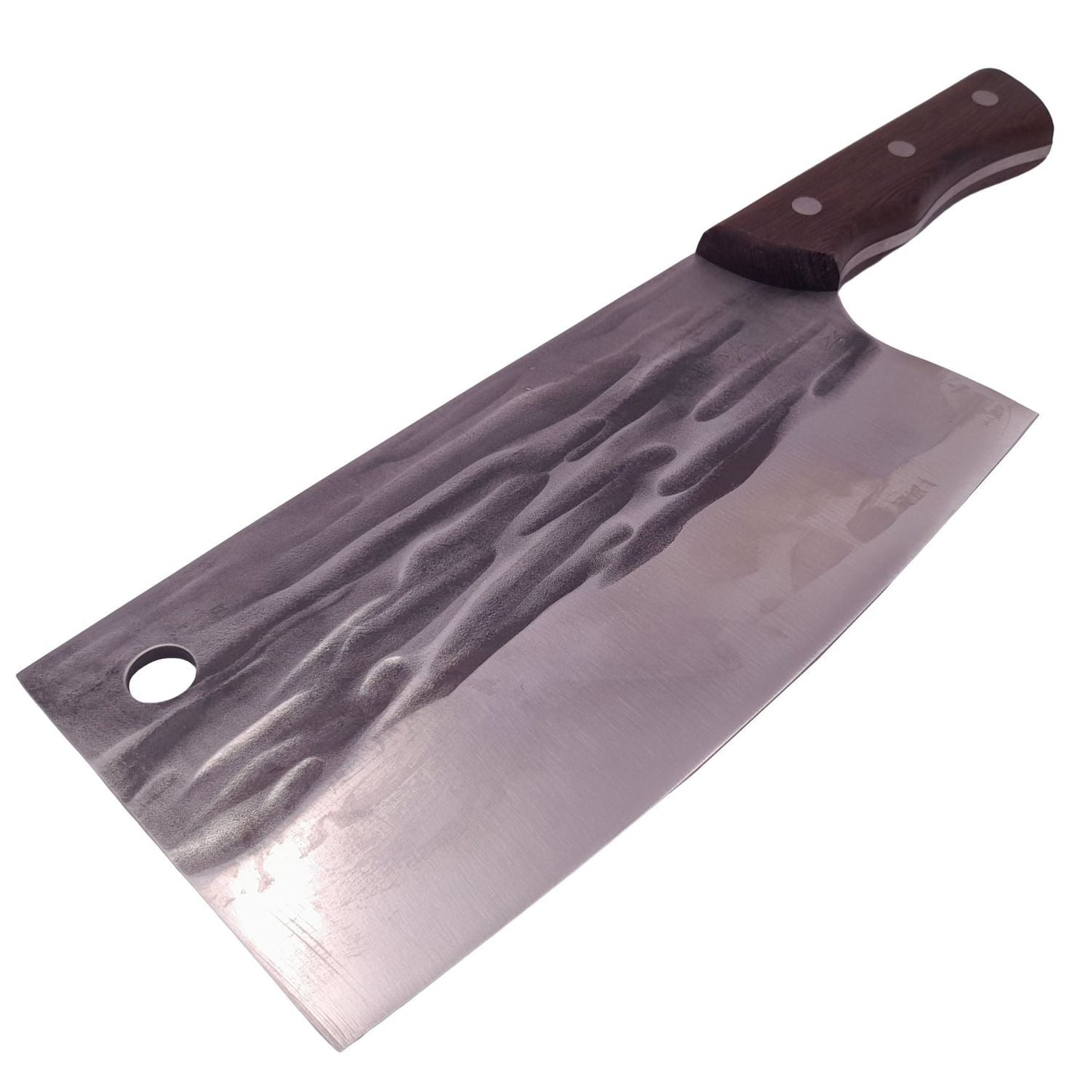 Satar Macelar: Forjat Manual, Otel Inoxidabil cu Carbon, Maner Lemn, Full Tang 30 cm