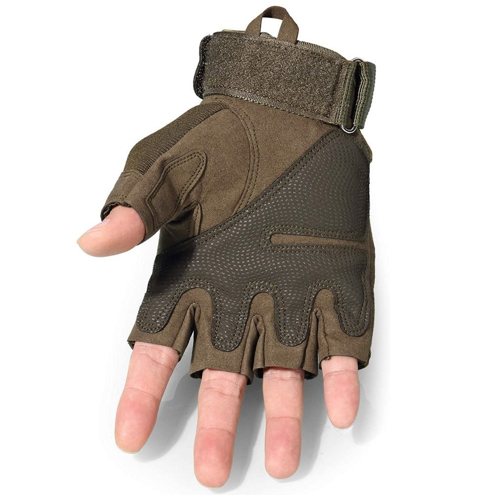 Manusi Tactice Cu Protectie Militara, Fara Degete