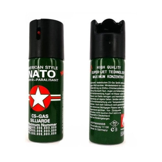 Spray Lacrimogen NATO 100ml Jet Dispersant, Husa inclusa