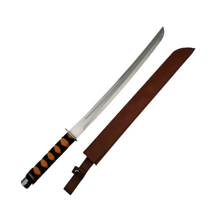 Samurai, Night Panther, Maner Impletitura, 70 cm, Teaca Piele Ecologica