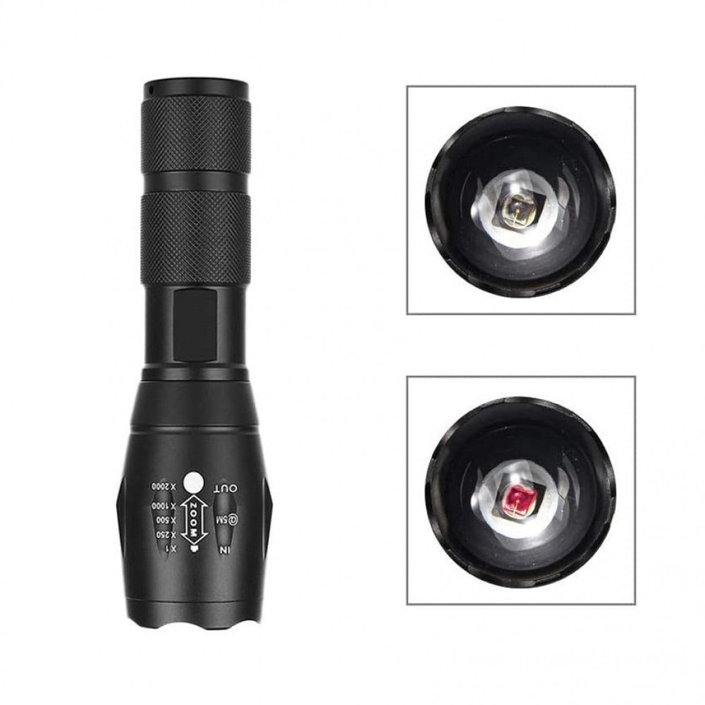 Fedezze fel a Tactical LED zseblámpát 5 világítási móddal