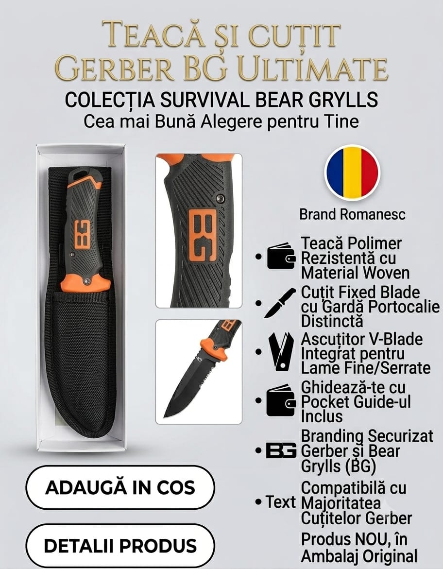 CUTIT CU TEACA GERBER