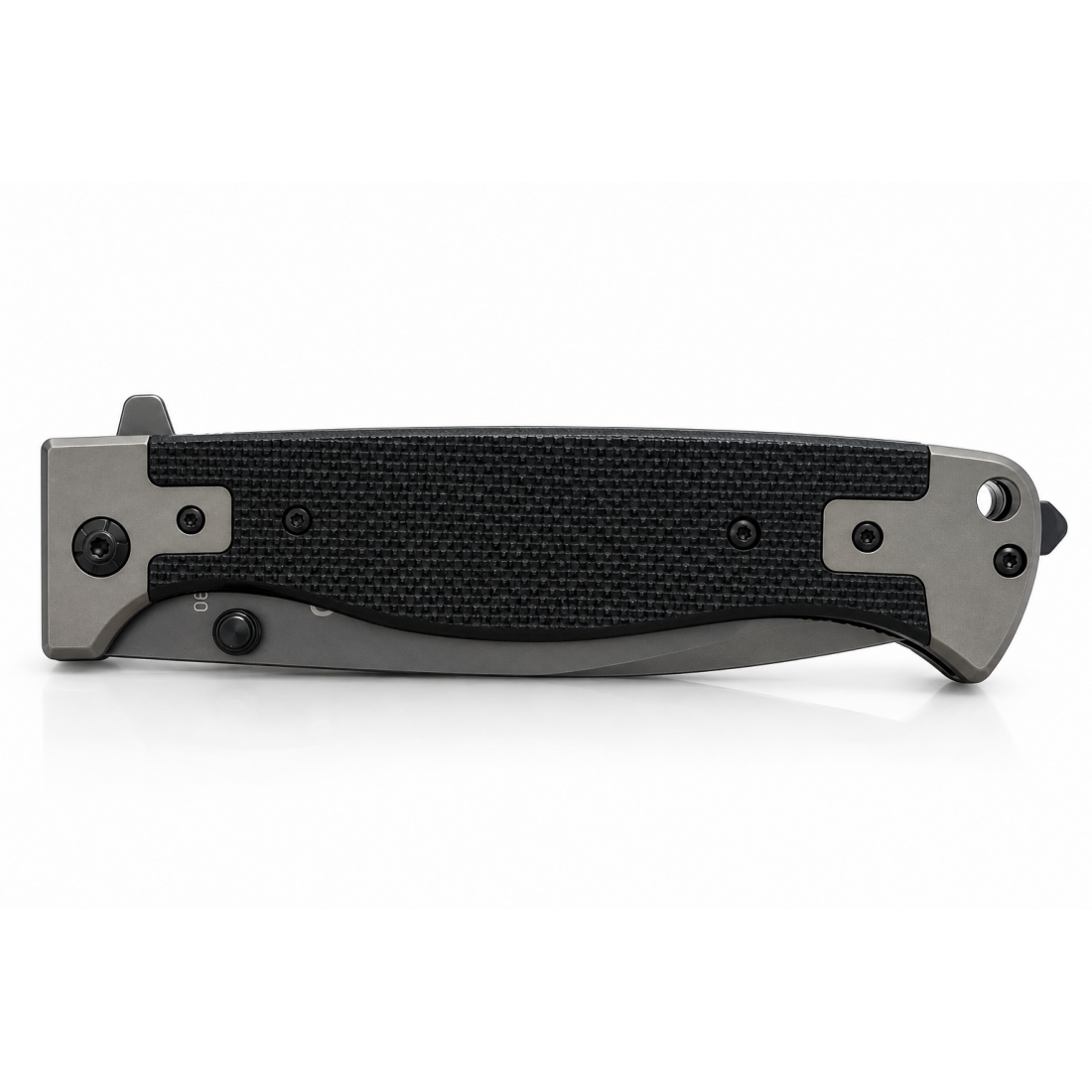 Briceag de Colectie 23 cm cu deschidere manuala Mâner Antiderapant, Clip de Curea, Spărgător de Geamuri
