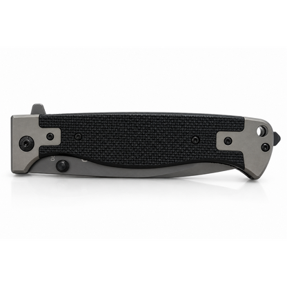 Briceag de Colectie 23 cm cu deschidere manuala Mâner Antiderapant, Clip de Curea, Spărgător de Geamuri