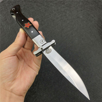 Briceag Rusesc de Colectie cu deschidere manuala 22 cm cu husa pentru prindere la curea