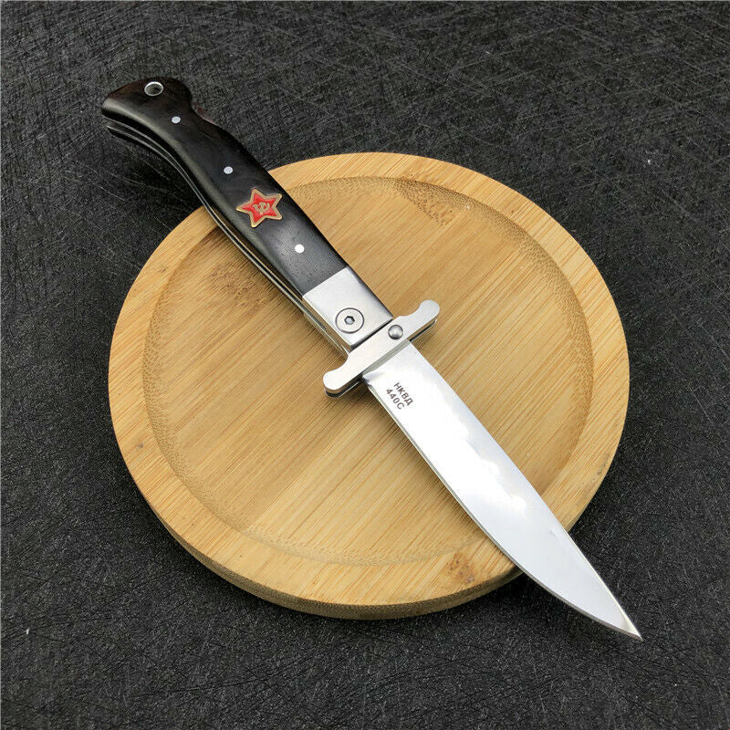 Briceag Rusesc de Colectie cu deschidere manuala 22 cm cu husa pentru prindere la curea