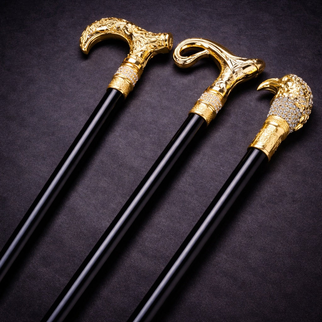 Baston Gothic Cu Pietre | Lama Incorporata (fara tais, 30 cm)