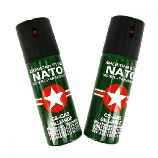 Ofertă 2 x Spray Lacrimogen NATO 100ml - Husa Inclusa