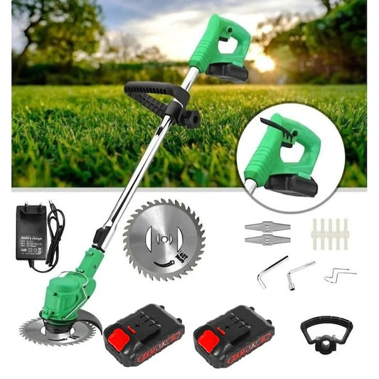 Trimmer Electric Portabil 800W cu 2 Baterii 24V