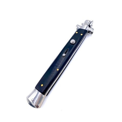 Briceag Stiletto Automat, 34 Cm, Husa Inclusa, Negru