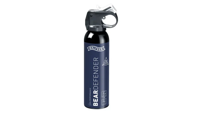 Spray cu Piper Anti Urs Walther Bear Defender 225ml Spray Autoaparare Profesional pentru Ursi si Animale Salbatice, Raza 10m, Ideal pentru Camping, Pescuit si Activitati Outdoor plus Husa cadou