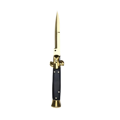 Stlletto Tony Montana Auriu, 23 cm