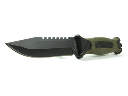 Military Tactical Combat Knife, 23 cm, Serrated