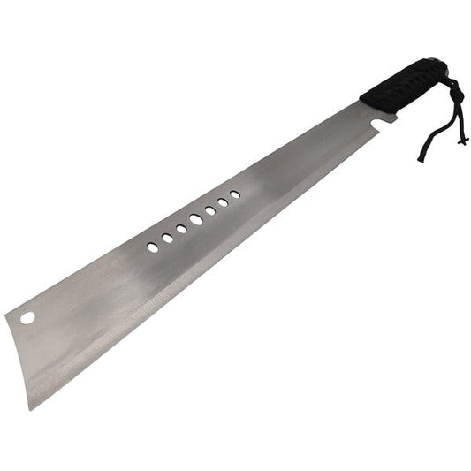 Kollekciós machete, harci kés, 49,5 cm, rozsdamentes acél, ezüst, tok mellékelve