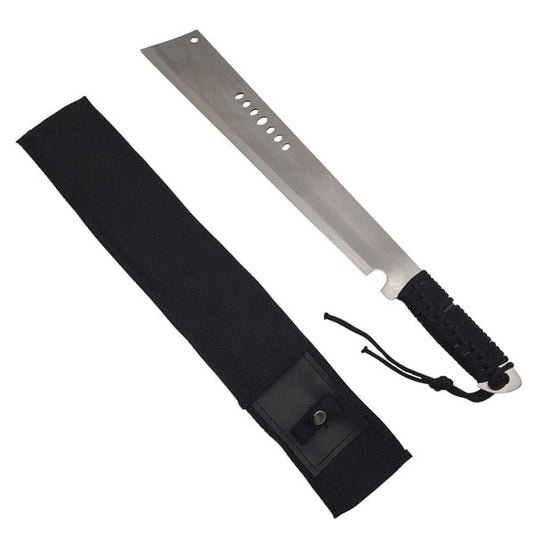 Maceta De Colectie , Battle Knife, 49.5 Cm, Otel Inoxidabil, Argintiu, Teaca Inclusa