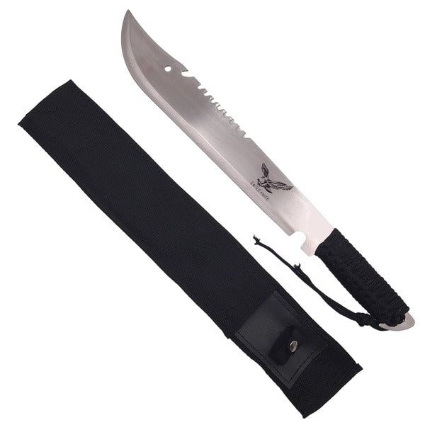 Eagle Knife Collection Machete, 49,5 см, неръждаема стомана, сребро, включена кания