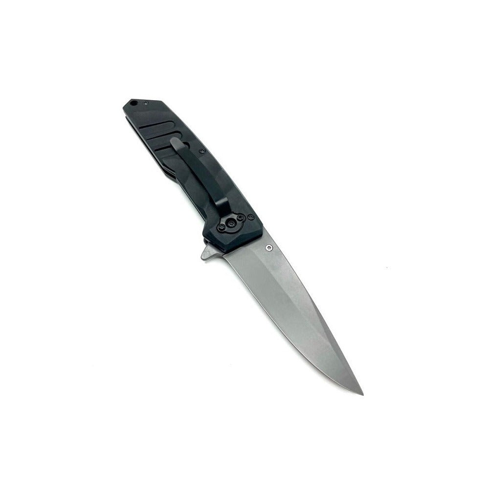 Manual Opening Knife, 23cm, All Black