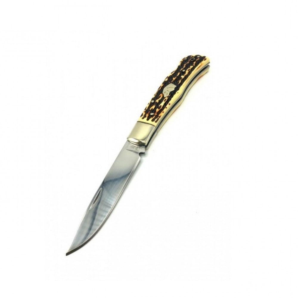 Ръчен нож за писане, дръжка имитация на еленов рог