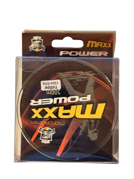 Monofil Power Maxx Yellow 300M 0,35mm