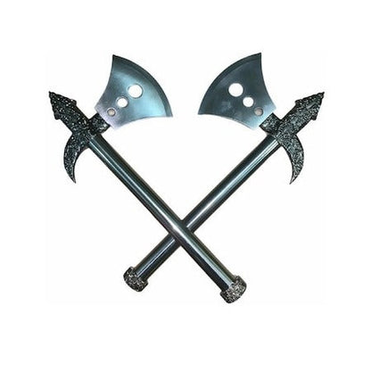 Set of 2 Decorative Panoply Axes with Wall Mount MS1089